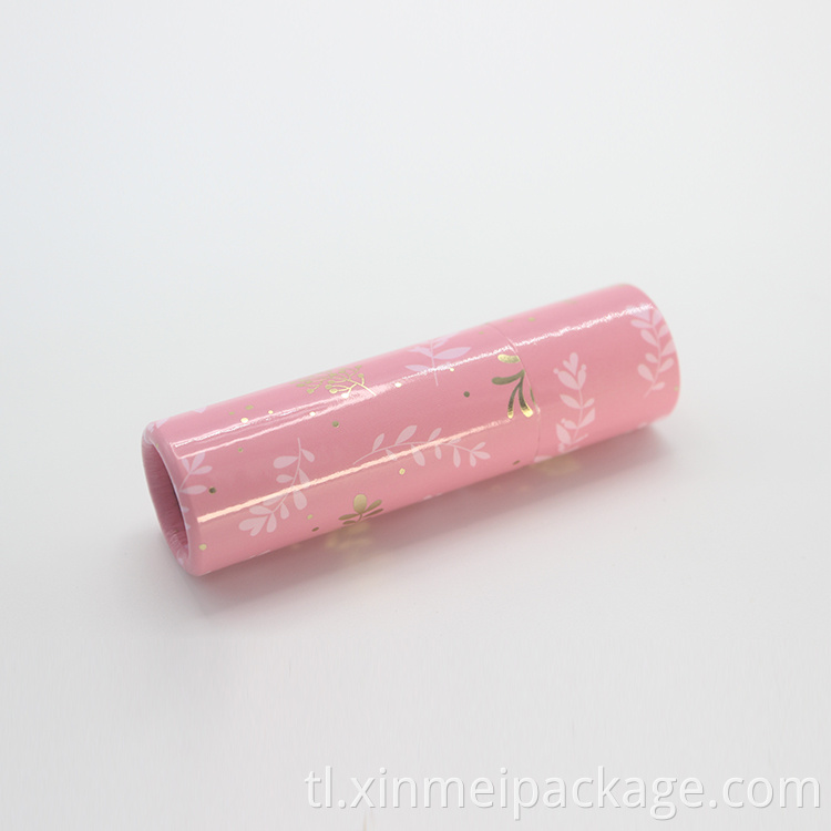 Pasadyang logo ng papel na lip balm tube custom logo paper lip balm tube